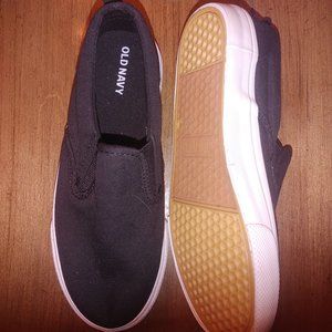 2 pairs boys slip on shoes